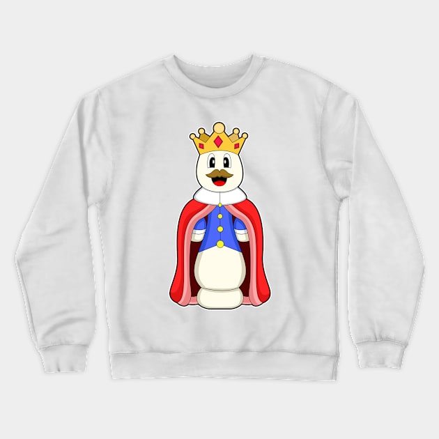 Chess piece King Chess Crewneck Sweatshirt by Markus Schnabel